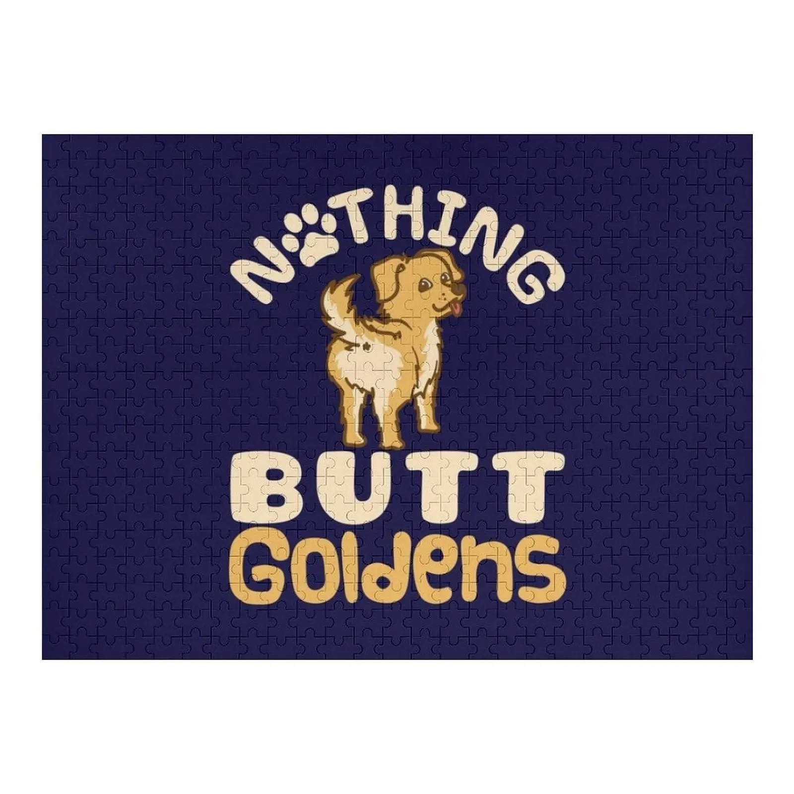 

Nothing Butt Goldens подарки Золотой ретривер щенок головоломка деревянное имя Iq имя деревянная игрушка на заказ деревянная подарочная головоломка