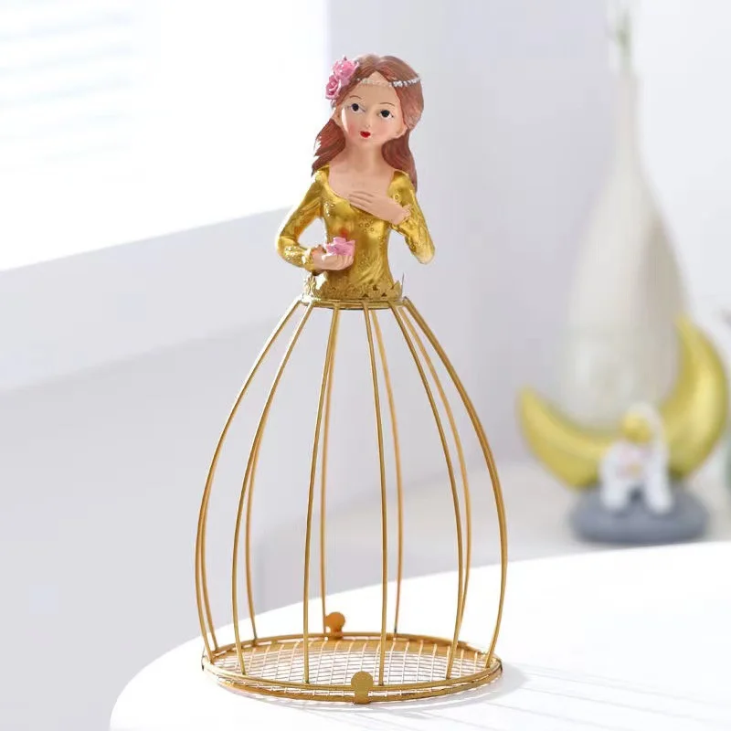 Cute Fairy Princess Resin Flower Pot, Multi-Plant Cluster Succulent Pot Bracket, Art Decor Craft for Room Balcony Decor