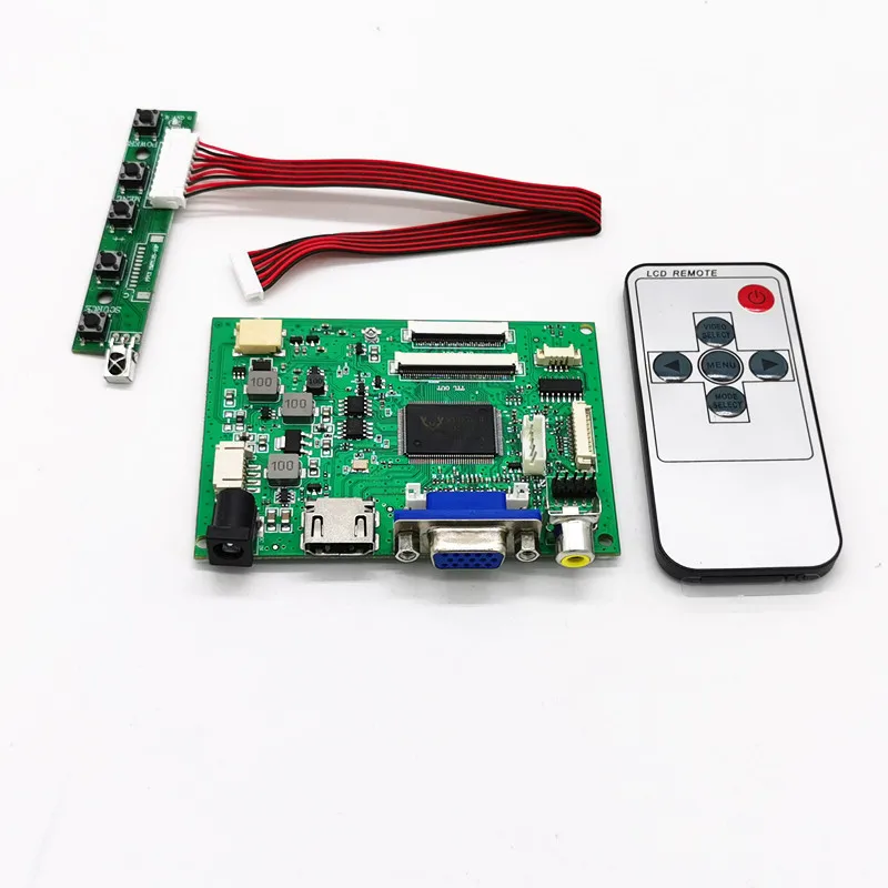 40PIN 50PIN universal LCD driver board program free control board firmware free control board For 6.5 "7" 8 "9" 10.1 "LCD panel