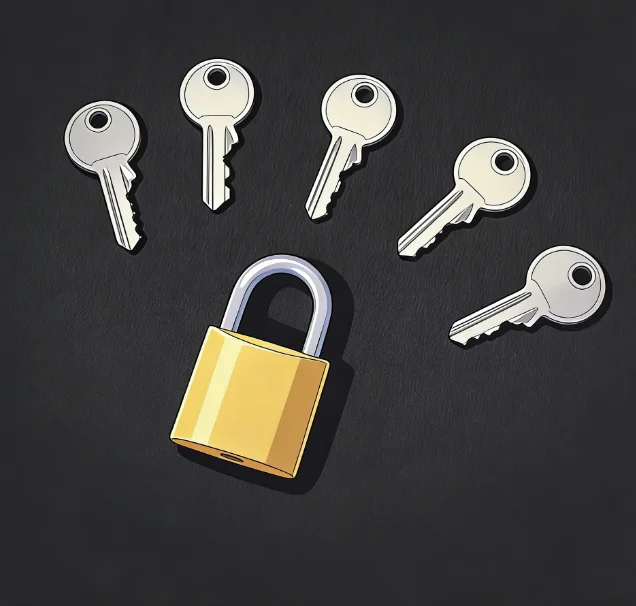 

Deluxe Magic ESP Super Mental Lock Correct Key Brass Padlock with 5 Keys Magic Tricks Gimmicks Prediction Illusions Magie Props