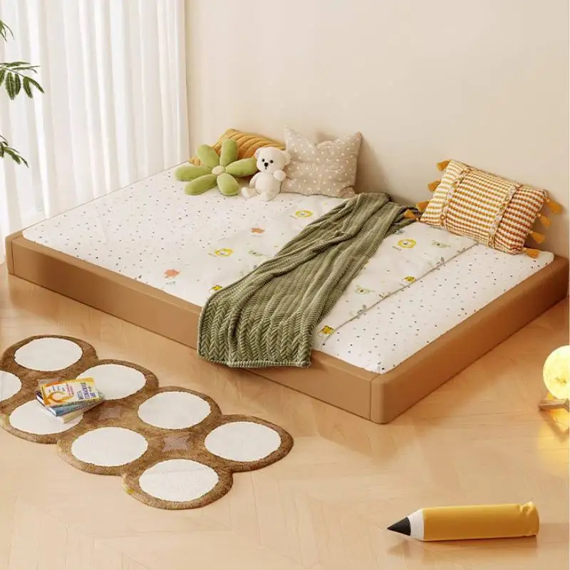 سرير أطفال عادي فاخر خشبي قابل للتوسيع تصميم فردي بسيط سرير أطفال على طراز الأميرة مخصص Lettino Per Bambini أثاث منزلي #3