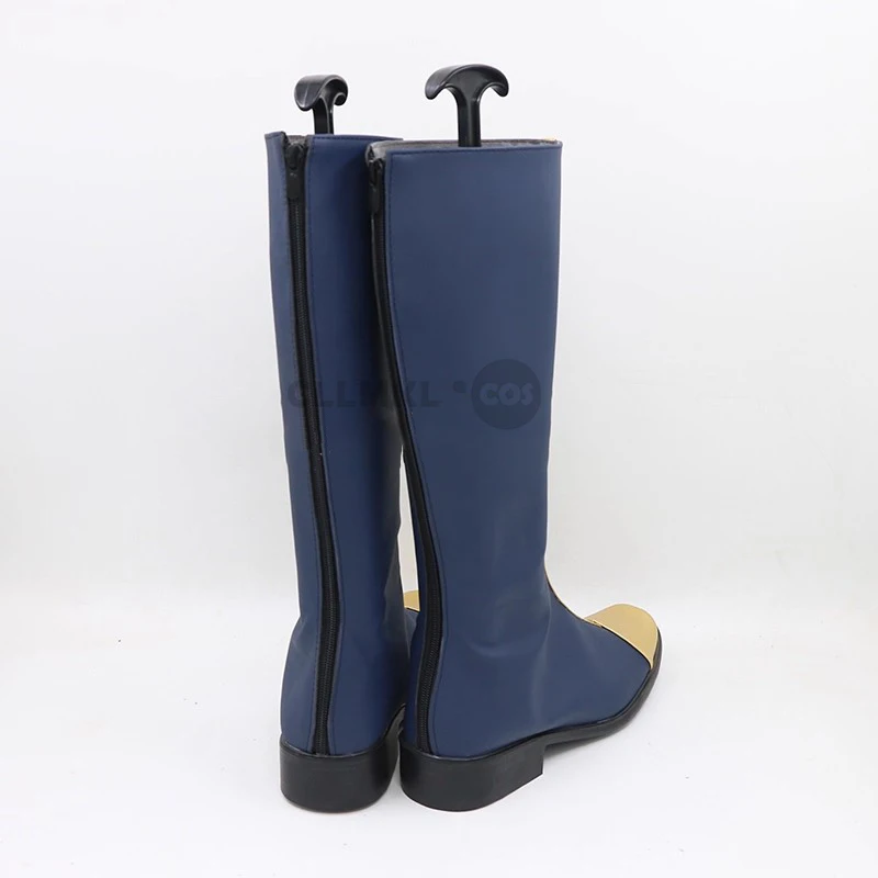 أحذية Lelouch of the Rebellion ZERO التأثيرية أحذية طويلة من جلد البولي يوريثان #4