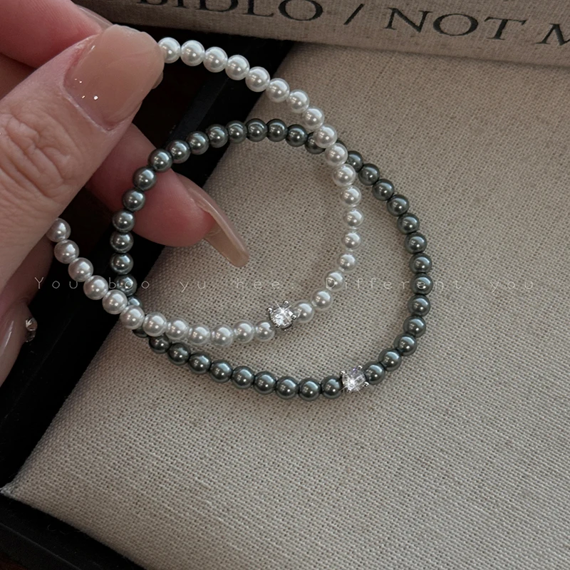 Fever-Inspired  Pearl Bracelet for Women - Luxury Beaded Jewelry with a Delicate Touch.