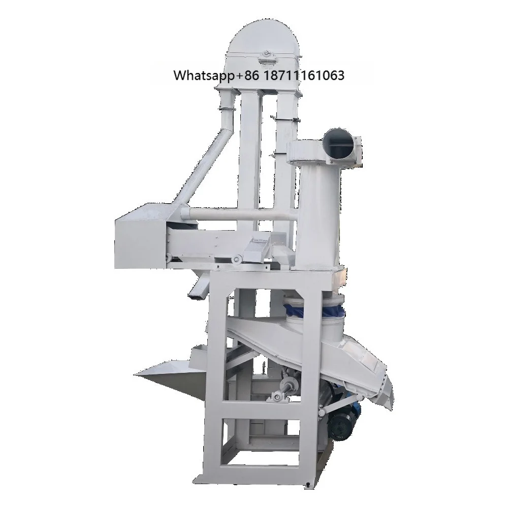 3 Layers Sieve Rice Destoner Combined Cleaner and De-Stoner
