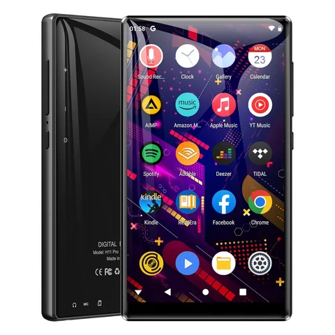 MECHEN 32GB/96GB/160GB MP3/MP4 Player with Bluetooth and WiFi， 5" IPS Touch Screen 1080P ，Up to 1TB