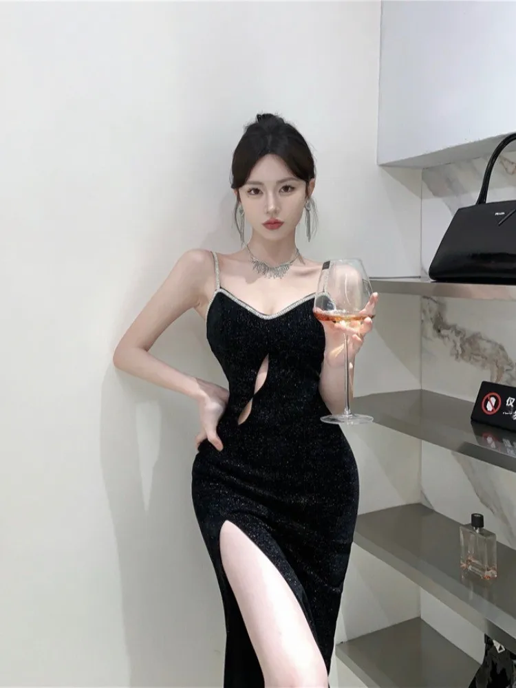 

Ele Bla Sexy Strapl Evening Dr Bodycon Mid-Length Polyester Fiber Birthday Par Celebration Women's Dr