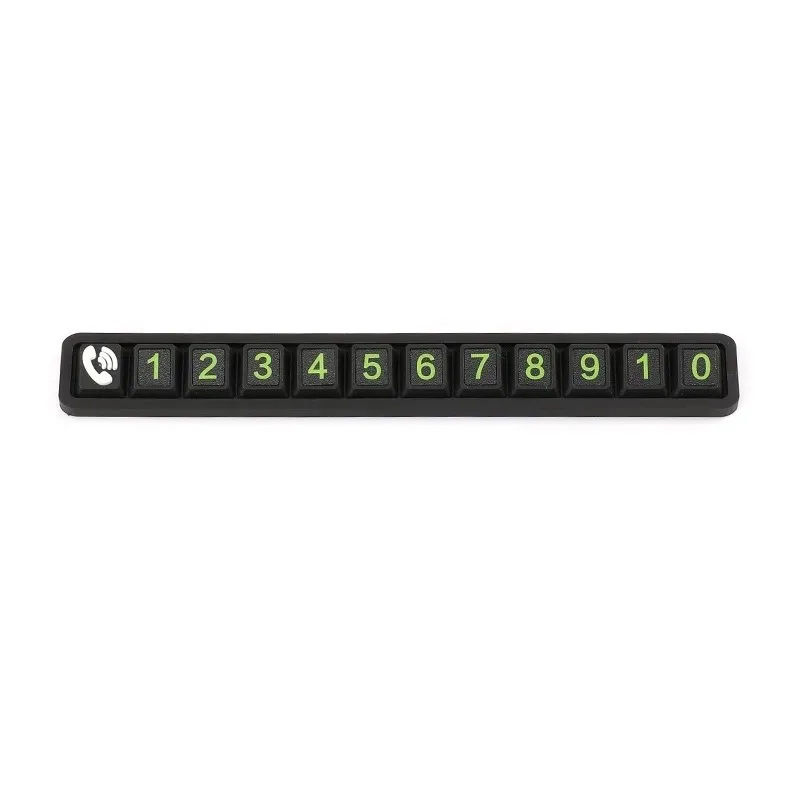 Temporary Parking Signs, 11 Digit Numbers, Car Decorations, and Phone Number Plates for Mobile Vehicles