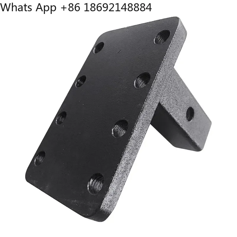 Tiger Head Hook for Car Off-Road Vehicle Modified Square Port Sleeve Base Quick Link Trailer Arm Hook Ball Welding Socket RV