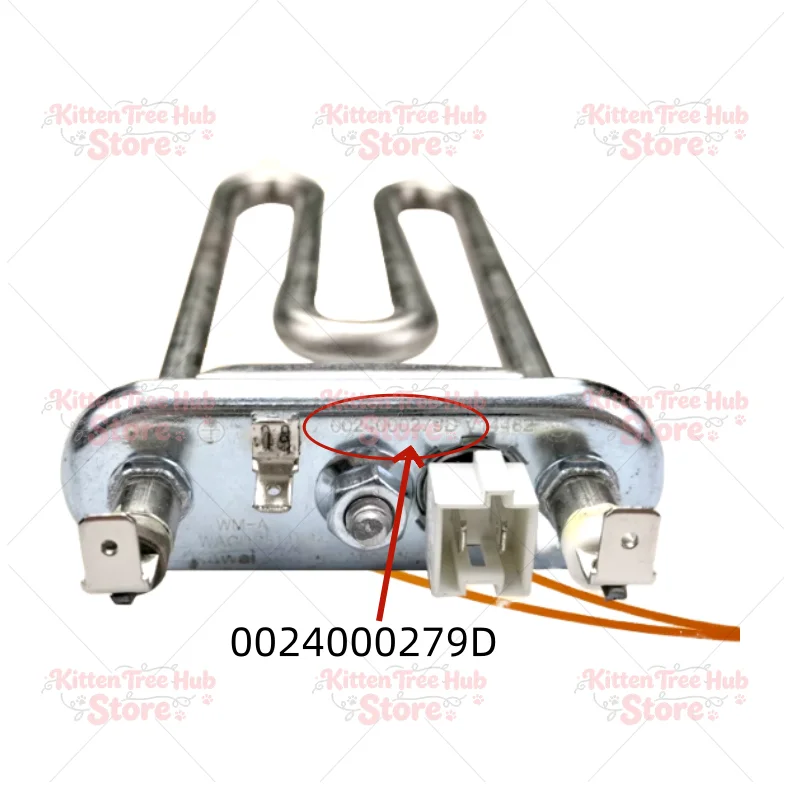 drum washing machine 1800W electric tube heating ribbon temperature sensor
