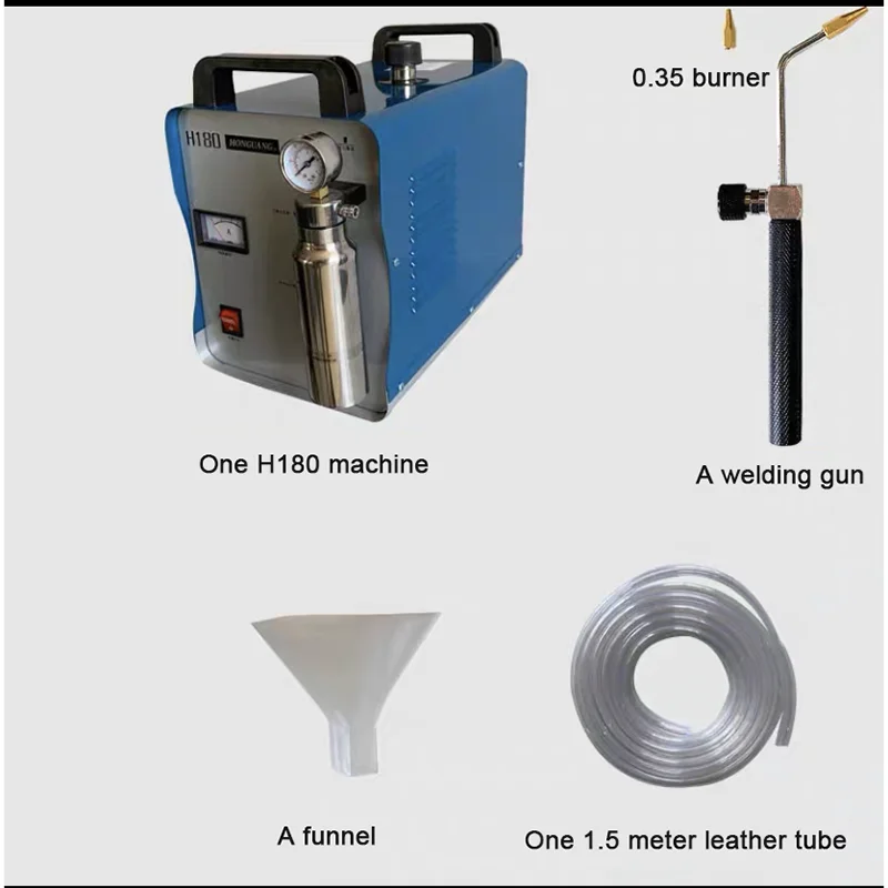 

Flame Torch H180 Oxygen-Hydrogen Generator Water Welder Acrylic Polishing Machine Polisher