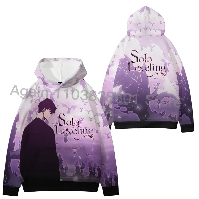 2025 Solo Leveling Hoodie high quality Hoodie For Mens Womens Shadow Monarch Hoodie Harajuku Pullover Tops Sweatshirt Fans Gift