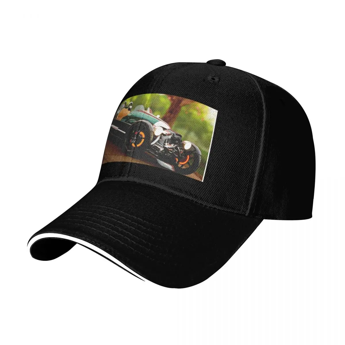 Morgan 3 Wheeler Cartoon Baseball Cap Vintage Retro Embroidered Lightweight Packable Gift for Him Her