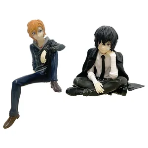 Furyu Bungo Anjing Liar 12cm Dazai Osamu Noodles Press Figure Koleksi Patung Kartun Jepang Mainan Lucu 6 angka anjing liar bungo penjualan terbaik - №