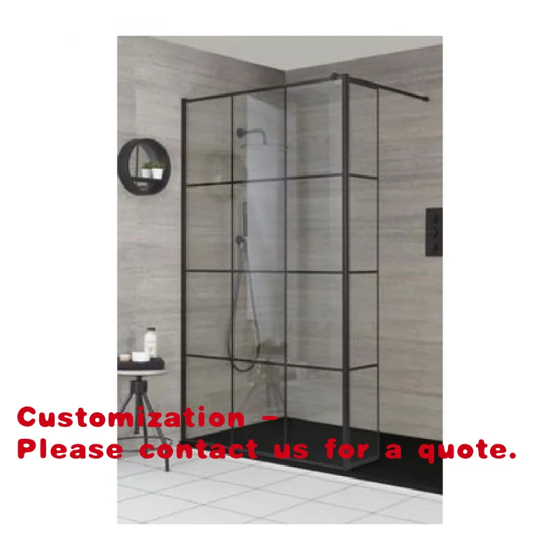 

Customize.Frameless Modern Shower Enclosure Tempered Glass Sliding Shower Enclosure Room With Roller