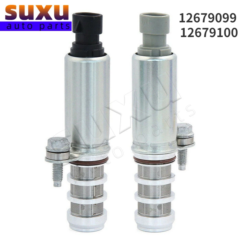 

12679099 12679100 2pcs Engine Variable Valve Timing Solenoid Valve for Regal Chevrolet Captiva Equinox Pontiac Saturn GMC