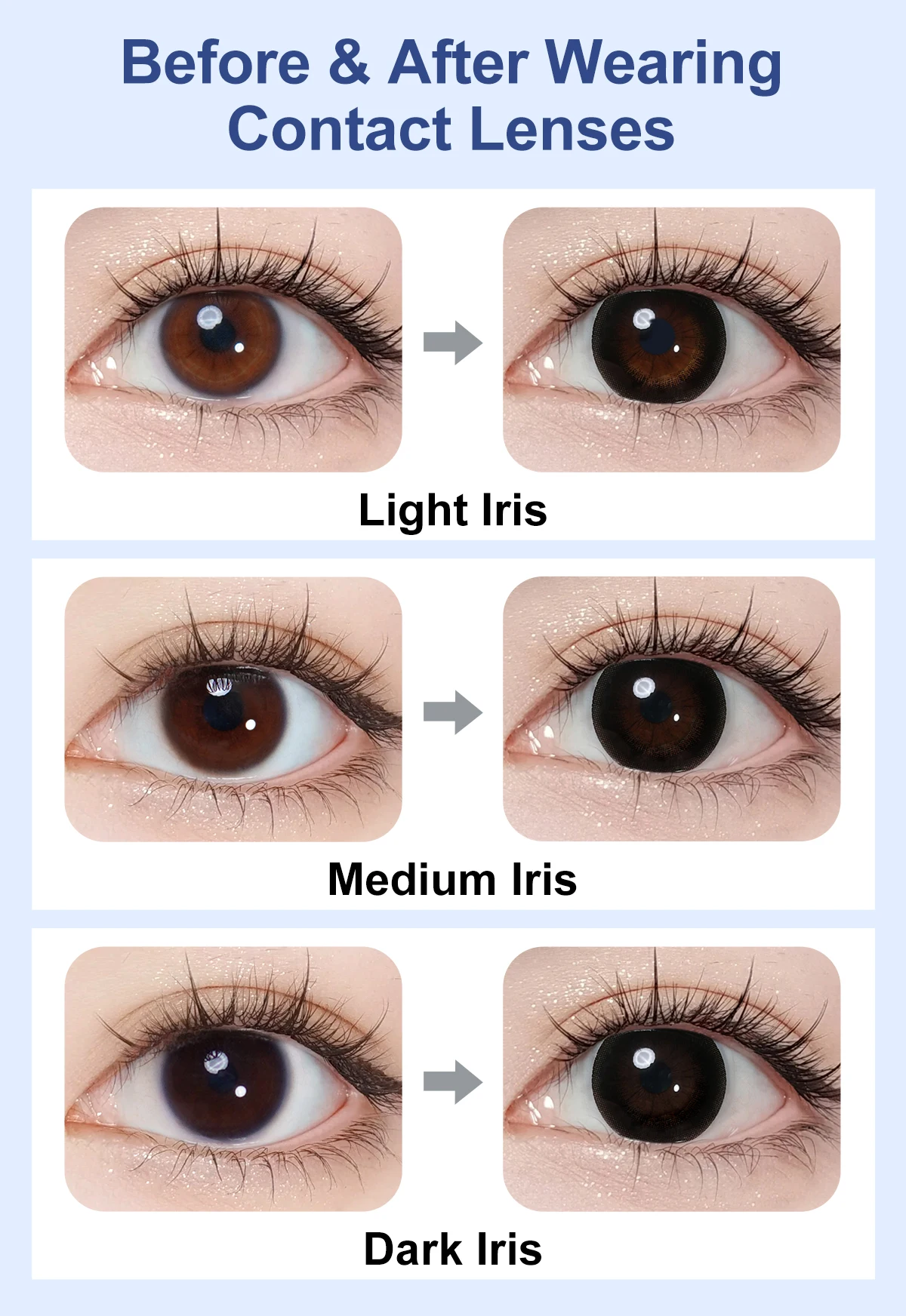 (0,00~-6,00) MAGISTER 14,0mm Kleindurchmesser-Kontaktlinsen mit Dioptrien Farbige Kontaktlinsen für Augen-Make-up 6 Monate – Detail 17