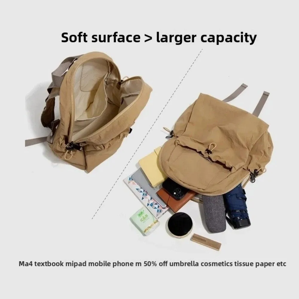 Casual Lightweight Backpack Bag Nylon Travel School Bags High Quality Waterproof Laptop Bags Women Men