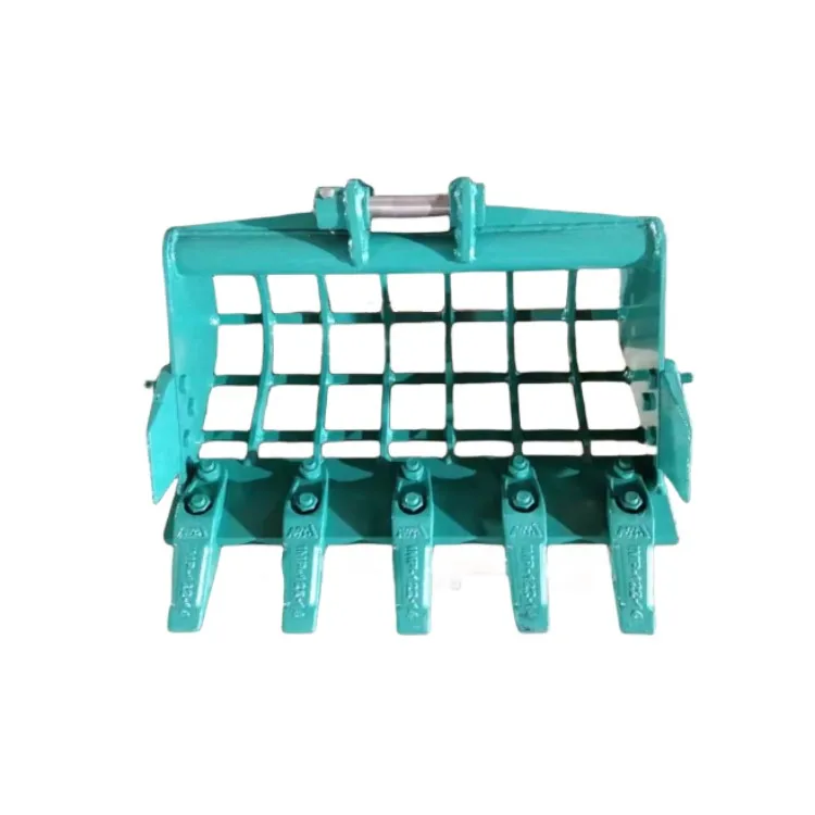 

Customized Width Excavator Skeleton Sieve Bucket Heavy Machine Spare Parts for Construction Works