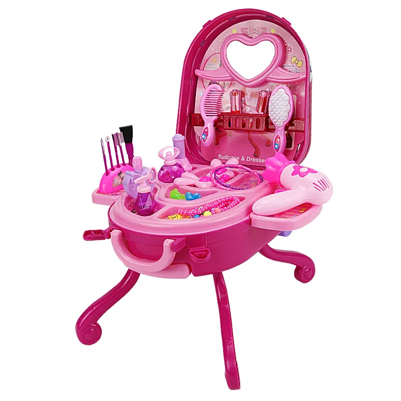 

Girls Toys Dressing Table For Little Girl From 6 To 10 Years Makeup Games For Children Makeup Toilet Nail Makeup Set Girls Gift