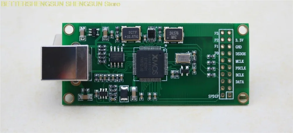 

XU208 XMOS USB цифровой аудиоинтерфейс U8 обновленная версия модуля разной шаговой карты
