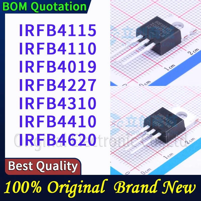 

5 шт./лот IRFB4115 IRFB4110 IRFB4019 IRFB4227 IRFB4310 IRFB4410 IRFB4620 В наличии Оригинальные высококачественные