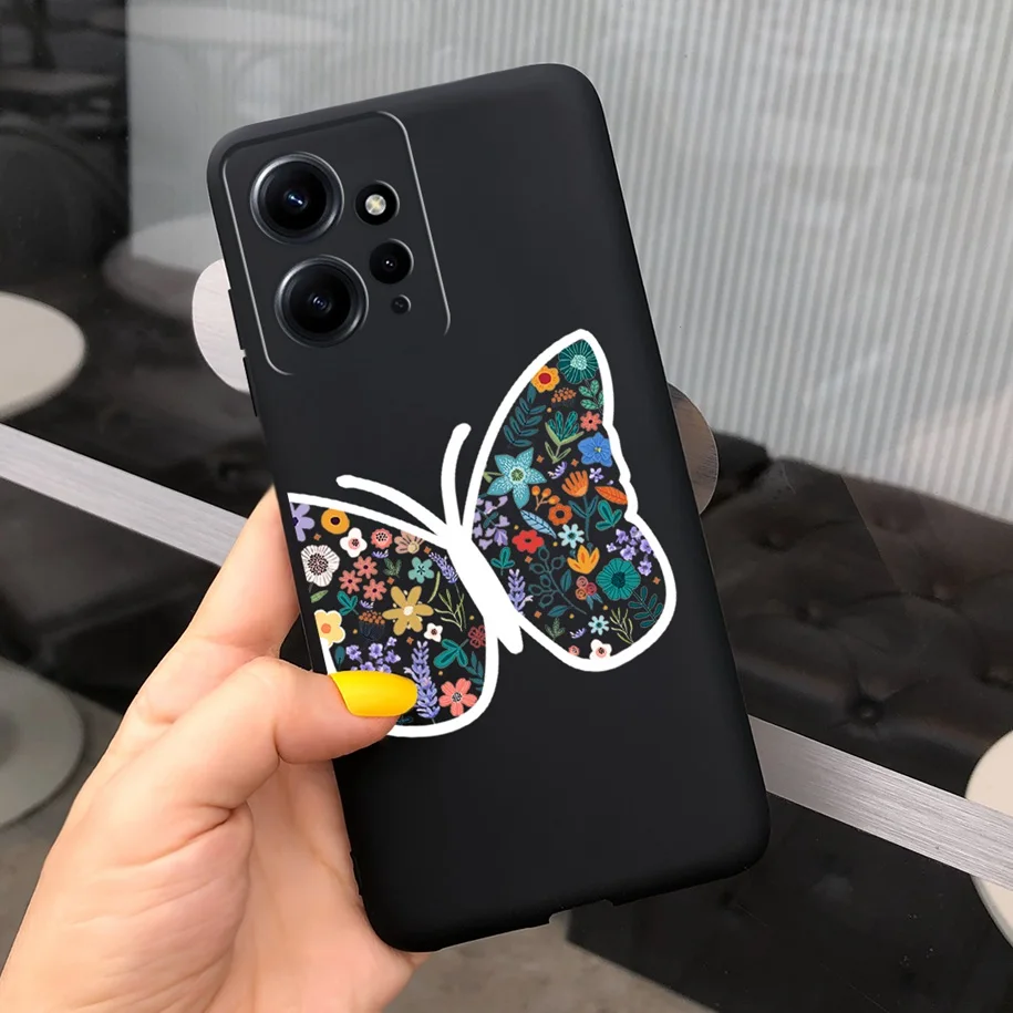 For Xiaomi Redmi Note 12 4G Case Note 12 5G Global Bumper Popular Flower Soft Phone Cover For Xiaomi Redmi Note12 Pro Plus Funda