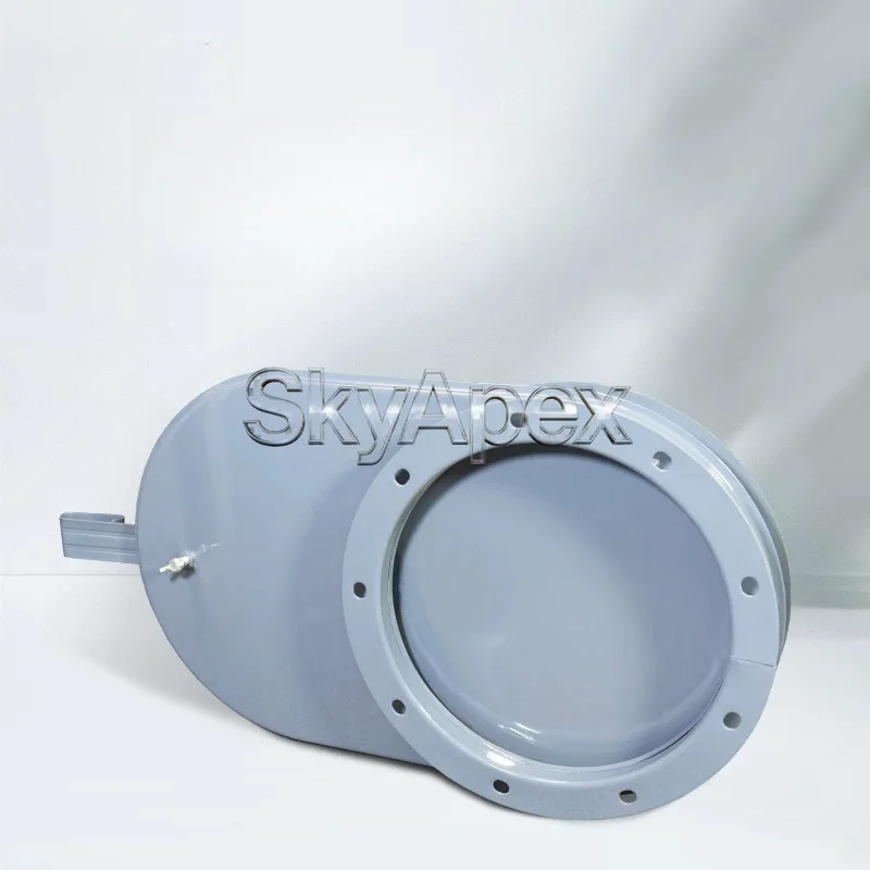 Manual Sealed Circular Insert Plate Valve Metal Knife‑Type Steel Plate Valve Special Equipment For Civil Air Defense Project