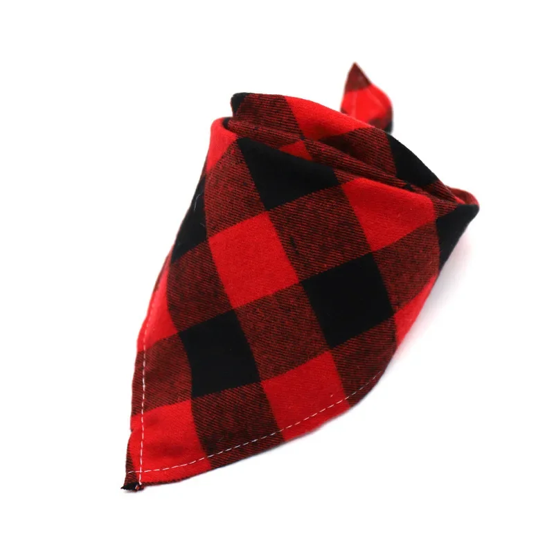 Hond Bandana's Grote Huisdier Sjaal Huisdier Bandana Voor Hond Katoen Plaid Wasbaar Strikjes Kraag Kat Hond Sjaal Grote Hond Accessoires Snuit