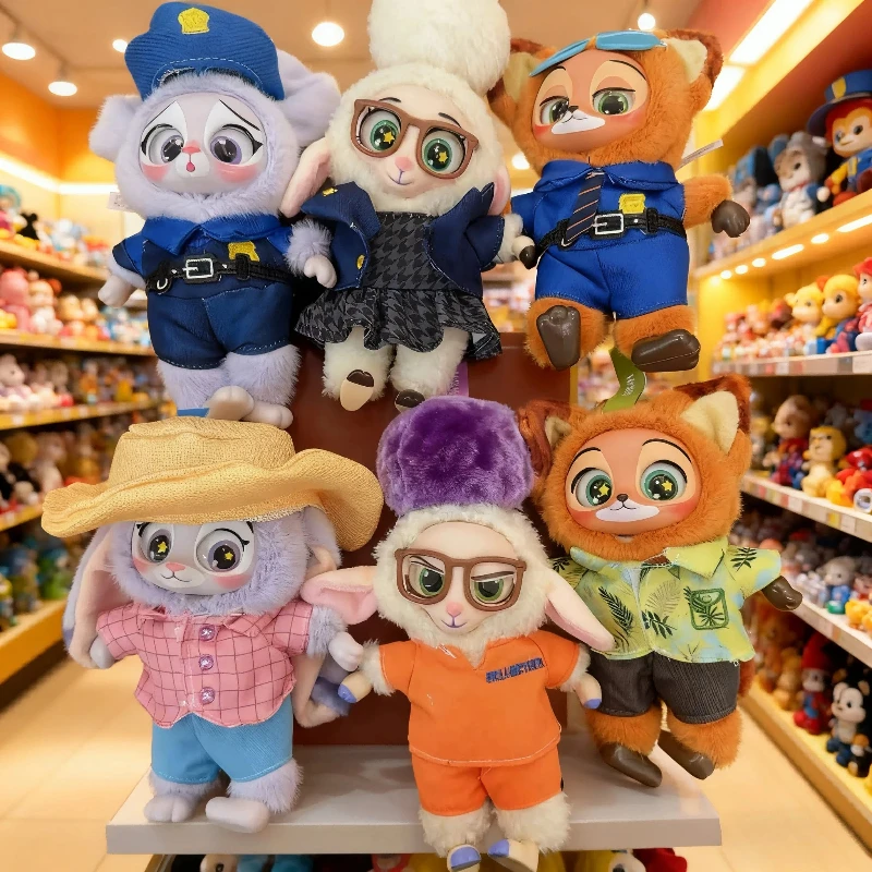 2026 ديزني Zootopia الفينيل صندوق أعمى لطيف الكرتون ألعاب من نسيج مخملي مفاجأة قلادة صندوق غامض العصرية اللعب هدية عيد للأطفال