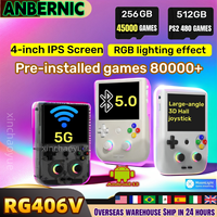 ANBERNIC RG 406V Retro Handheld Game Video  Console Android 13 4-inch IPS Screen Bluetooth WIFI 8G+128G 512G PSP PS2 Gift