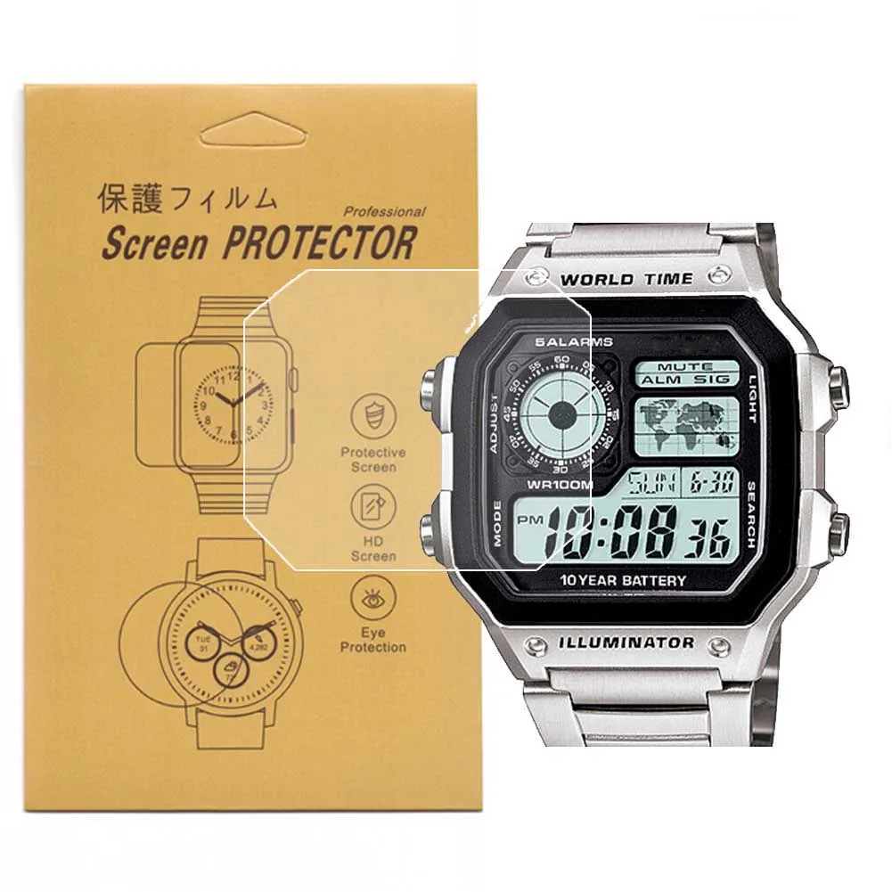 1-3 uds Protector AE-1200 AE-1300 DW-5600 GBD-200 A700 W-800 W217 DW290 GX-56 GMW-B5000 GW-M5610 TPU Nano Protector de pantalla