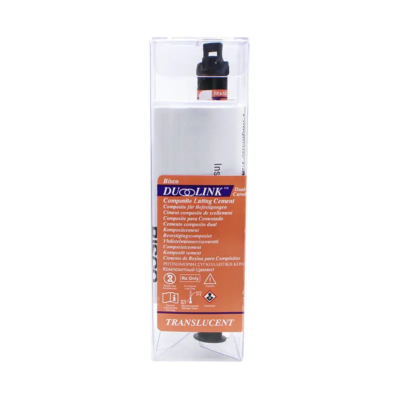 Dental Materials BISCO Duo-link Double Curing Resin Cement Metal Ceramic Self Bonding Resin Cement Duo-Cure Resin 8g/tube