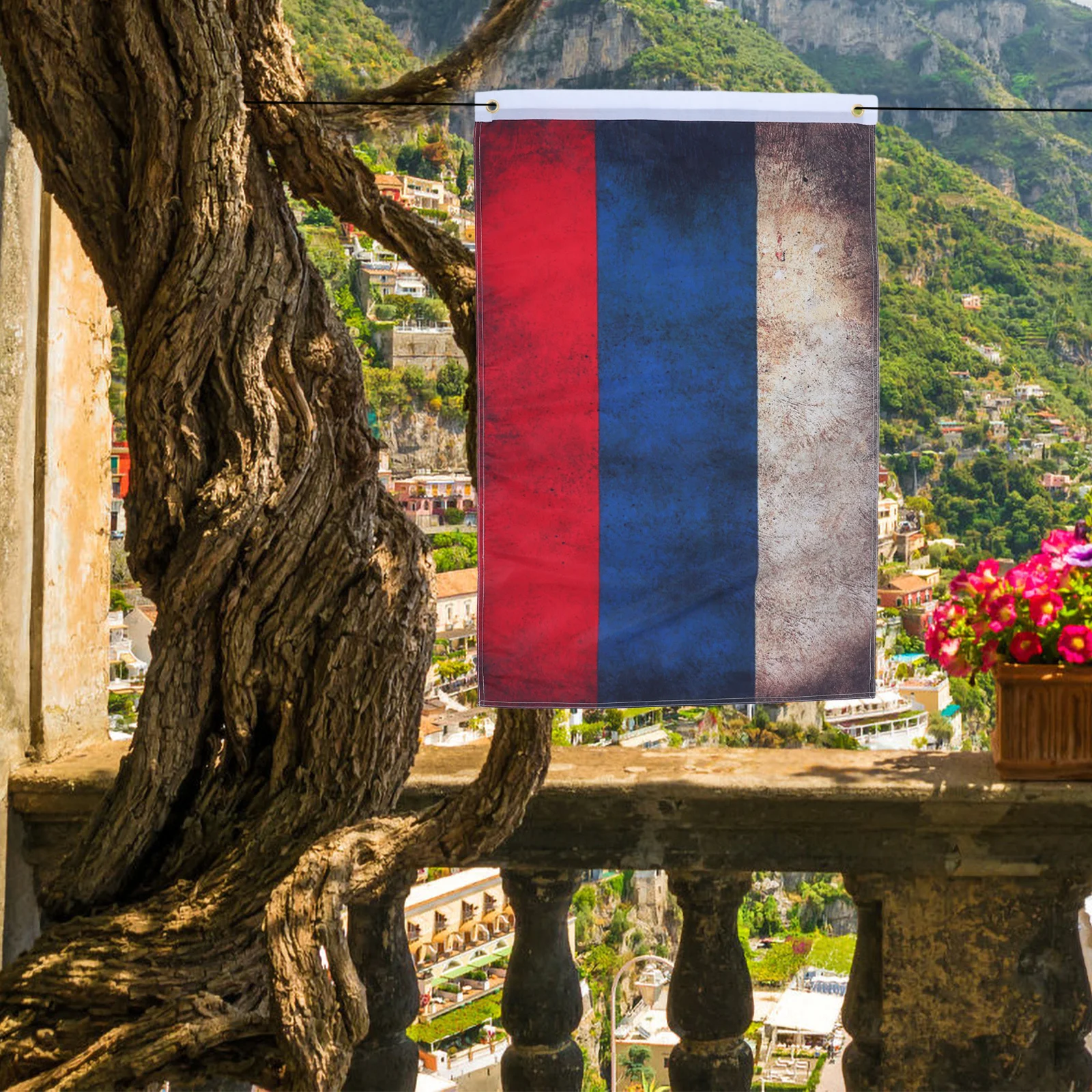 

Vintage Style Russian Flag 2x3 Feet Polyester Yard Outdoor Decor Sports Events National Banner Printing Banner