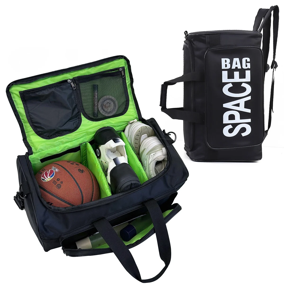 Bolsa de Fitness Multifuncional Leve, Impermeável, para Armazenamento de Calçados, Bolsa de Viagem de Ombro Único para Armaze...