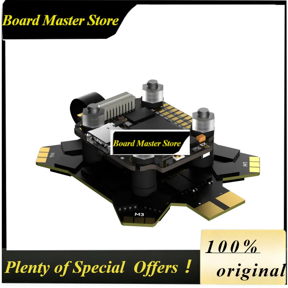 BoMaSIFlight Borg Mini F7 Stack With Borg Mini F7 Flight Controller Built-in 2.4GHz Receiver / 60R 4-IN-1 ESC For RC FPV Racing