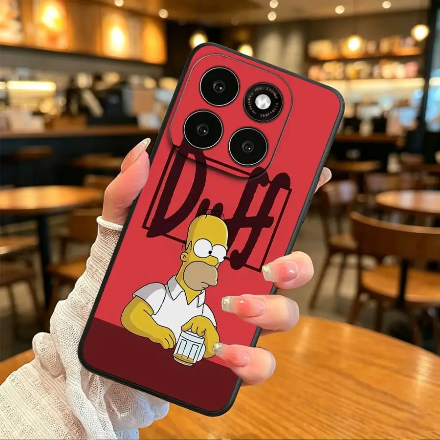 Cartoon Simpson Case for Motorola G96 G22 G50 G71 Edge 70 50 40 20 Pro 30 Lite S30 G32 G51 G73 G60s G53 G30 G52 G85 G86 Phone view 6