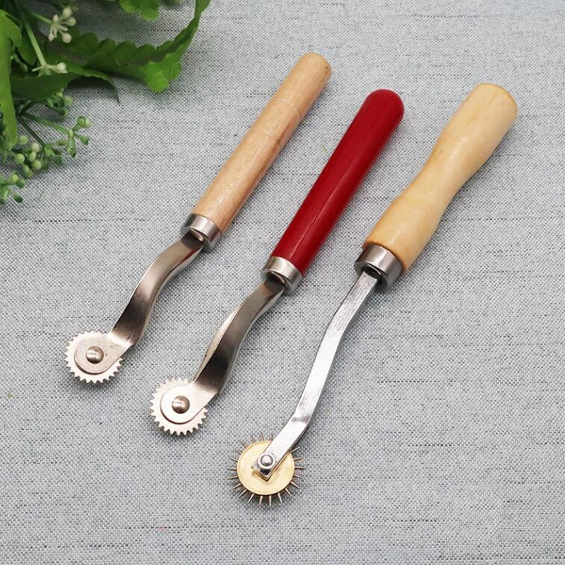 3 pcs/sets of combination sewing cloth marking wheel spacing wheel sight point distance wheel leather marking wheel
