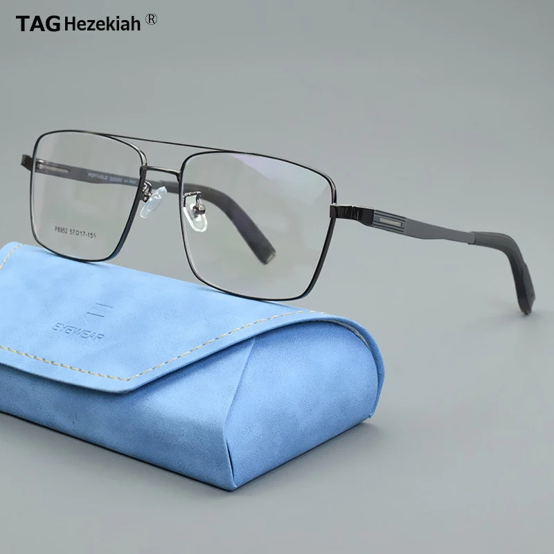

Titanium Alloy TR90 Glasses Frames Men 8952 Eyewear Optical Prescription Glasses Frame Eyeglasses square Myopia Retro spectacle