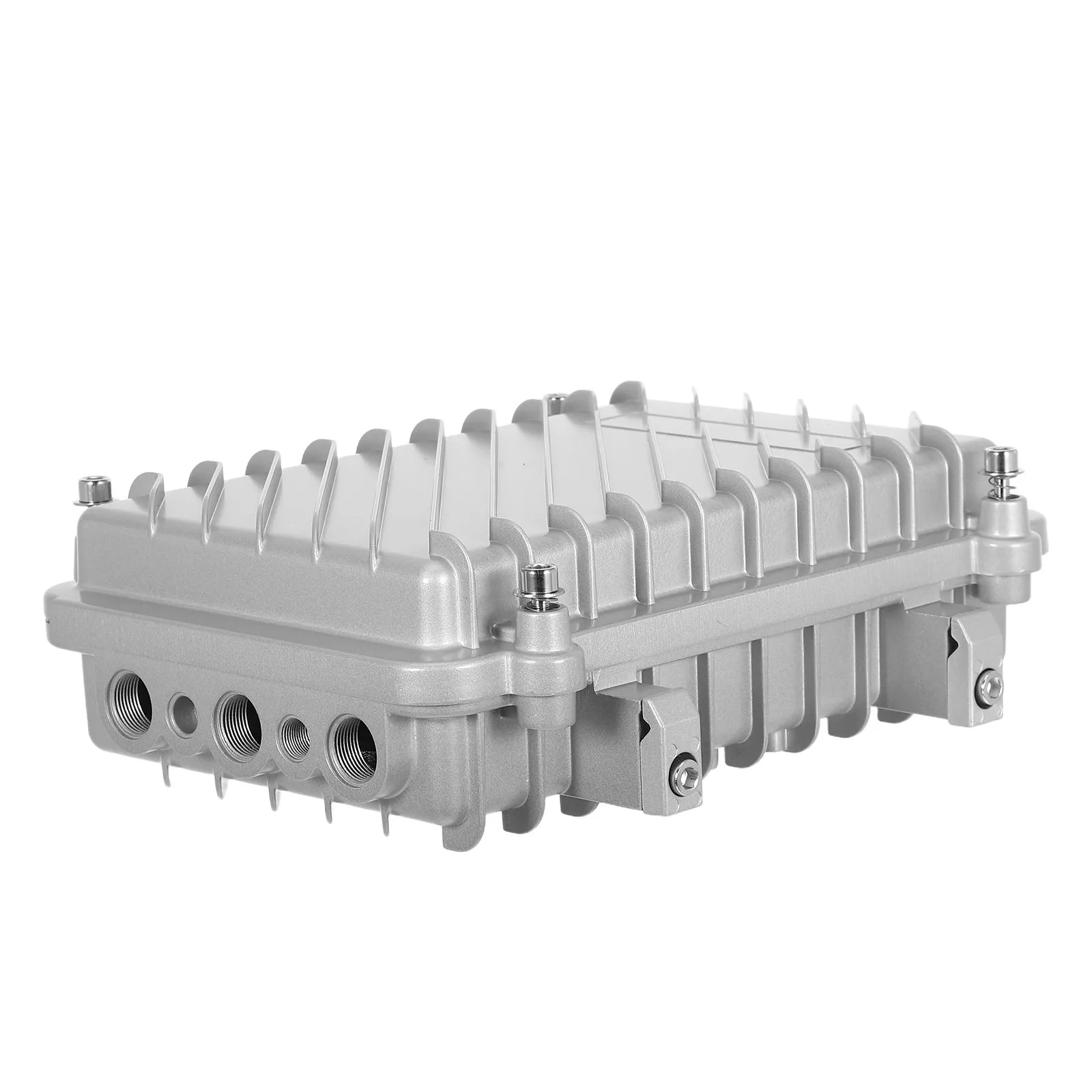 Weatherproof Aluminum Outdoor Electrical Enclosure Box for Amplifier Wireless Base Station Cable Connection Protective Housing