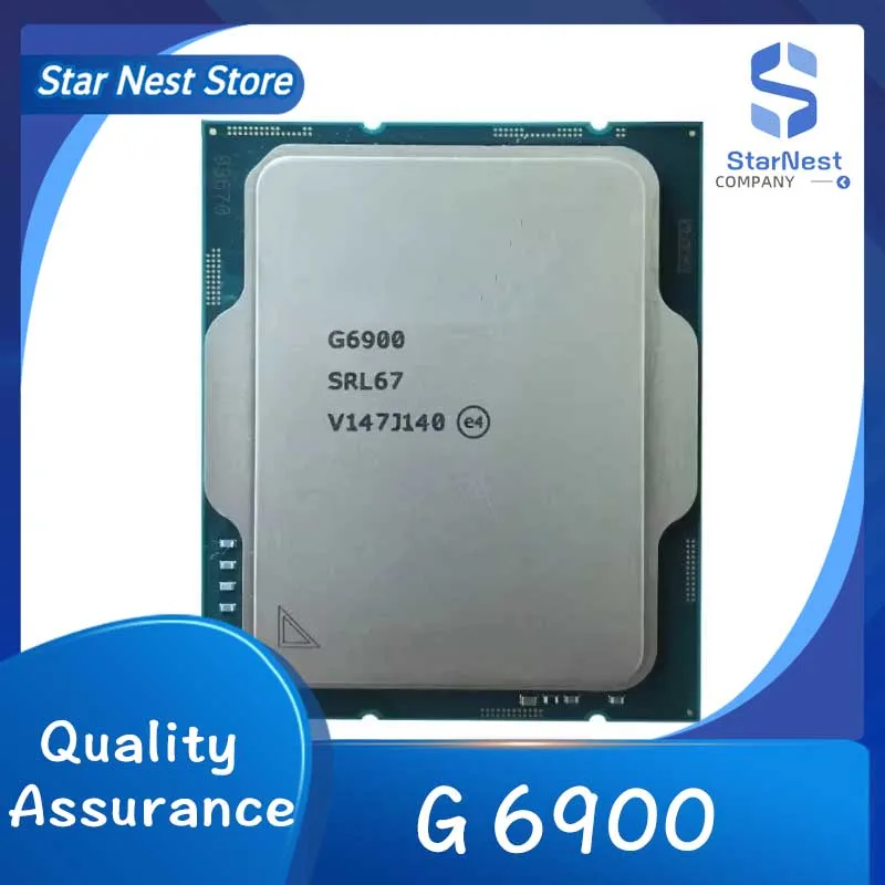 

Двухъядерный 4-поточный процессор Celeron G6900 3,4 ГГц 7 10 нм L3 = 4M 46 Вт LGA 1700