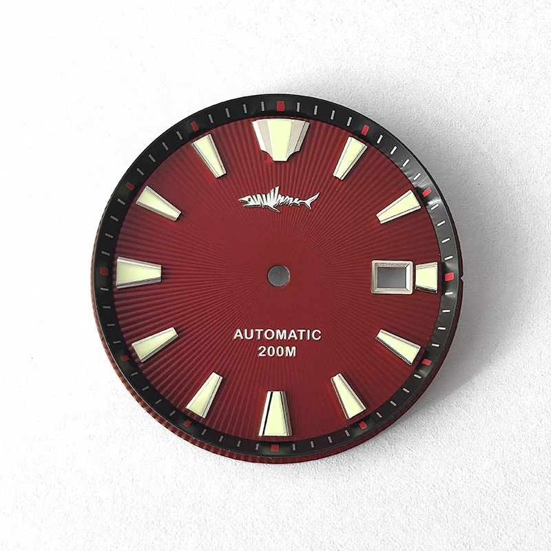 34.5mm HEIMDALLR Watch Dial 3.0 o'clock Dial C3 Super Luminous Watch Accessories for NH35 movements watch dial