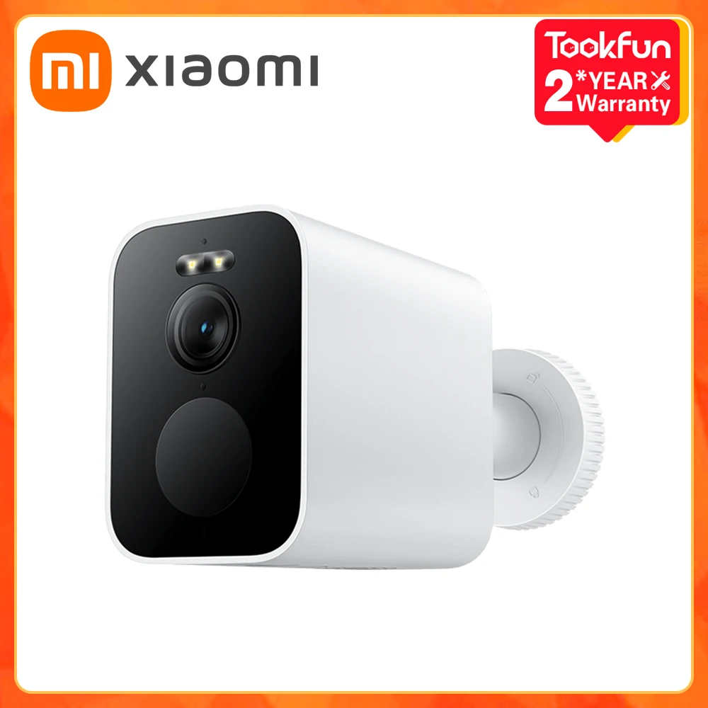 Xiaomi Outdoor Camera BW500 IP67 Two-Way Voice Intercom 2.5K HD Resolution 136° Wide-Angle Lens Night Vision 10000mAh Battery