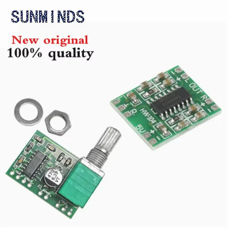 Mini PAM8403 DC 5V 2 Channel USB Digital Audio Amplifier Board Module 2 * 3W Volume Control with Potentionmeter