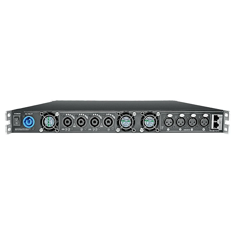 

PFA16KDSP Professional Digital 4-Channel Class D Amplifier with digital signal processing (96K Sampling) 1600W Variable
