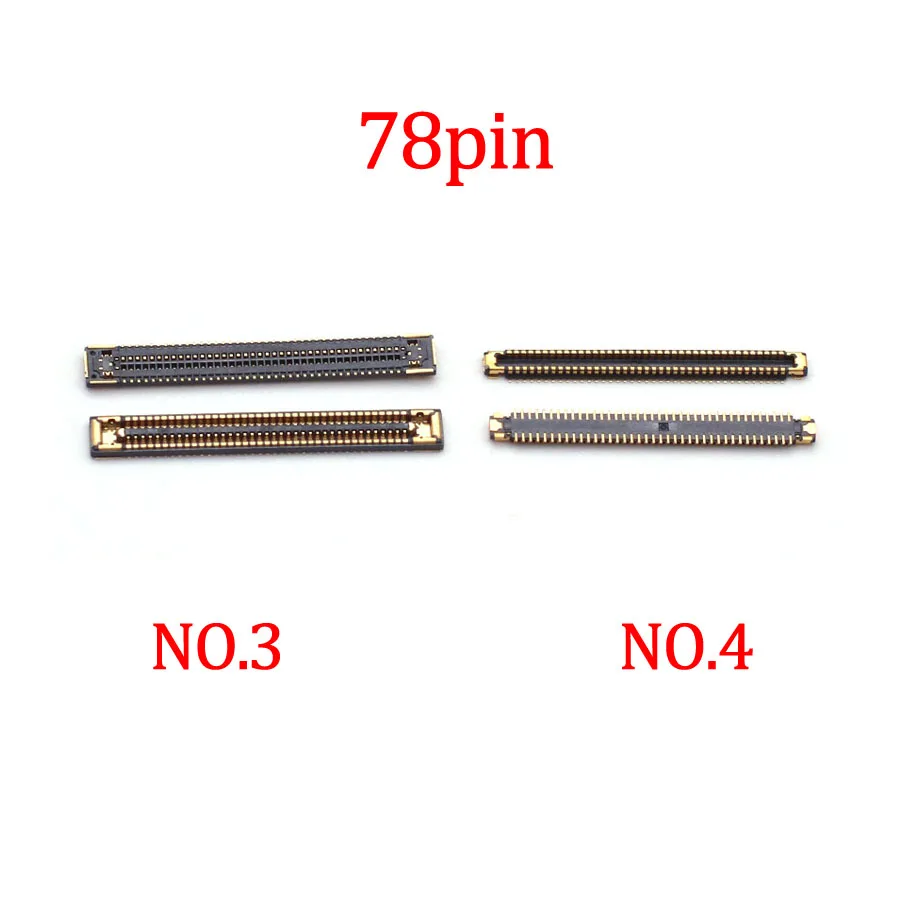 5Sets 40 78 Pin USB Charging FPC Connector For Samsung A10 A20 A30 A40 A31 A53 A70 A30s A41 A12 A32 A42 A52 A72 A73 LCD Screen