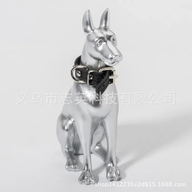 Home Decor Sculpture Doberman Dog Small Size Art Animal Statues Figurine Room Decoration Resin Statue Ornamentgift Holiday Gift