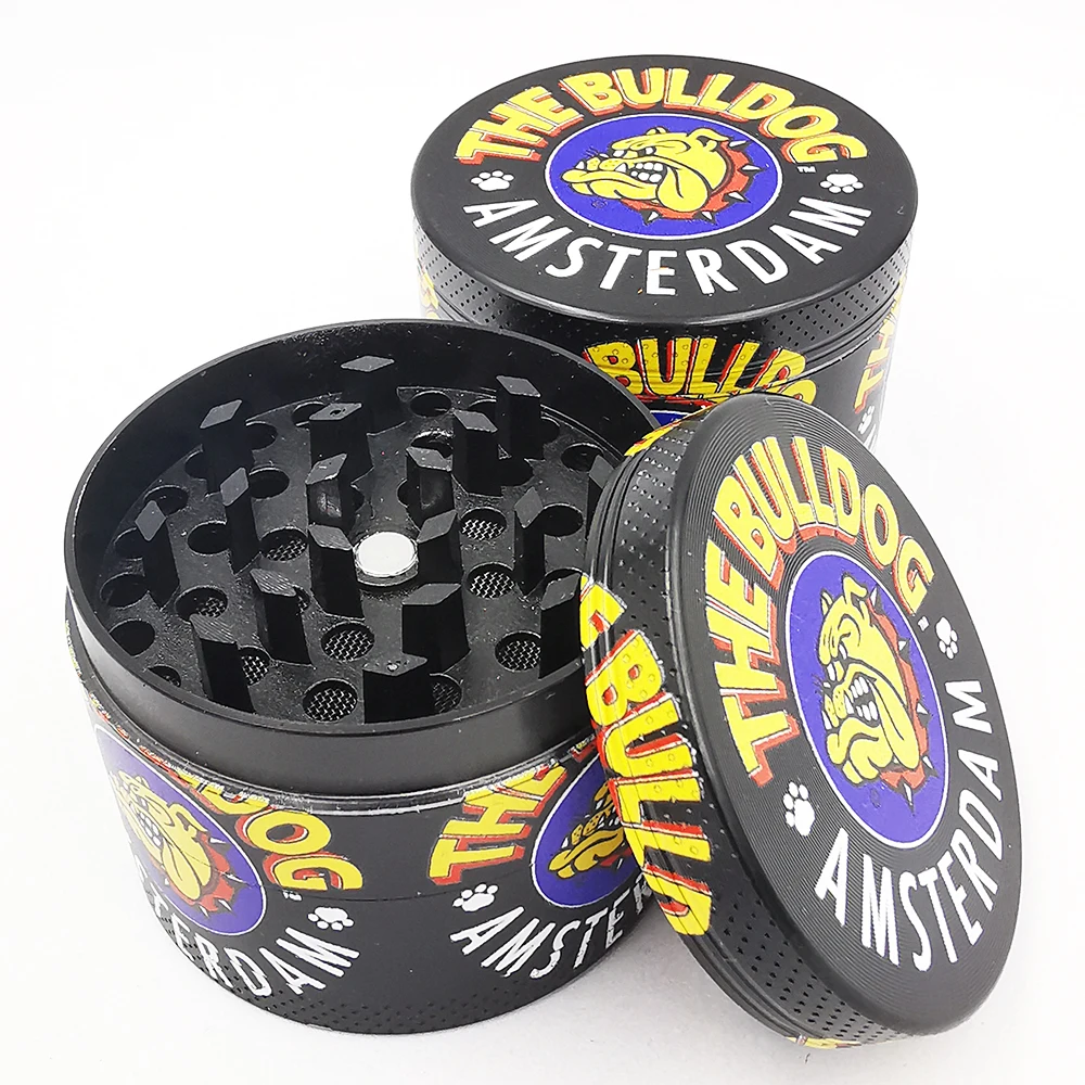 50 مللي متر المعادن الكلب عشب طاحونة 4-Layer دليل التوابل الفلفل مطحنة هاون العشب الخام التبغ طاحونة أداة #4