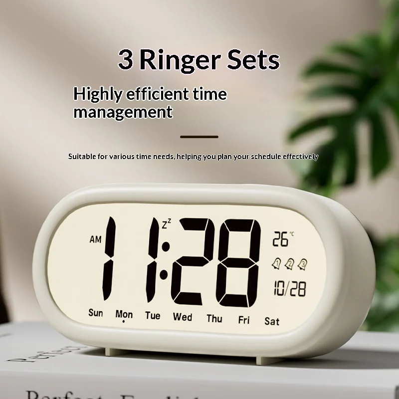 New Intelligent Children's Desktop Electronic Clock for Bedroom Living Room Bedside Smart Timer Digital Display