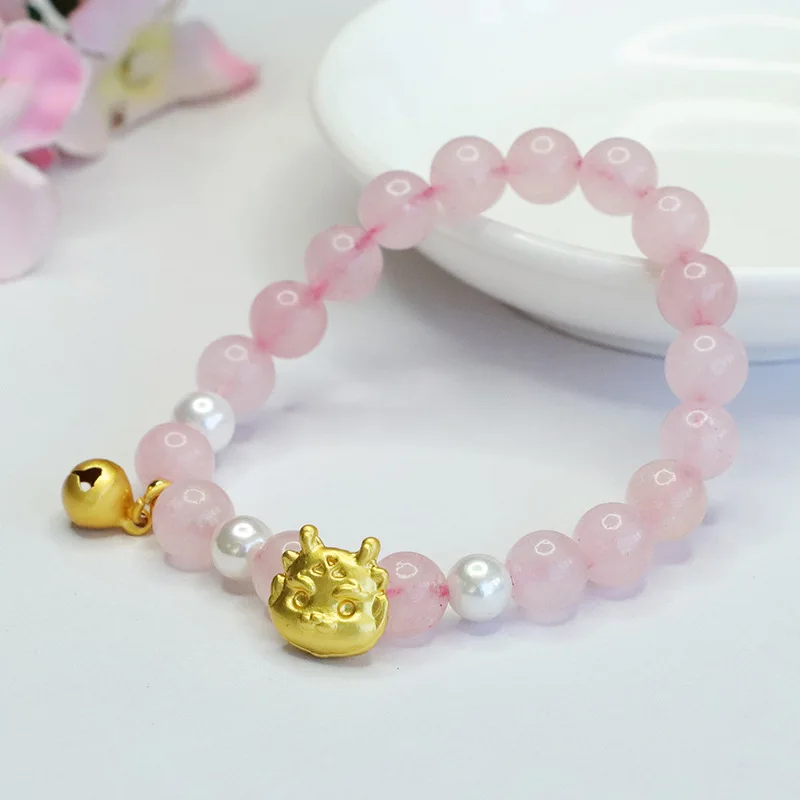 

Натуральный порошок кристалл зодиака дракон браслет браслет дракон год натальный год ювелирные изделия