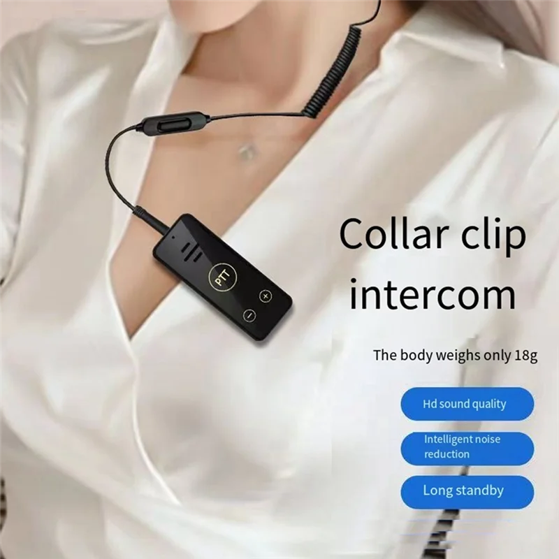 Superior-Intercom Small Mini Mini Intercom With Headset External Sound Wireless Intercom Suitable For Beauty Salon Restaurants